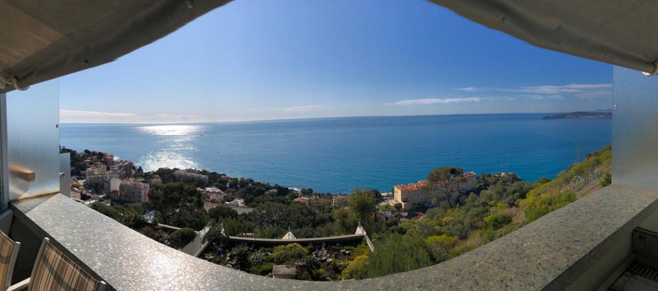 Viangella - Dramatic Sea View! Top Floor 2Km To Monaco Cap-d'Ail Ngoại thất bức ảnh