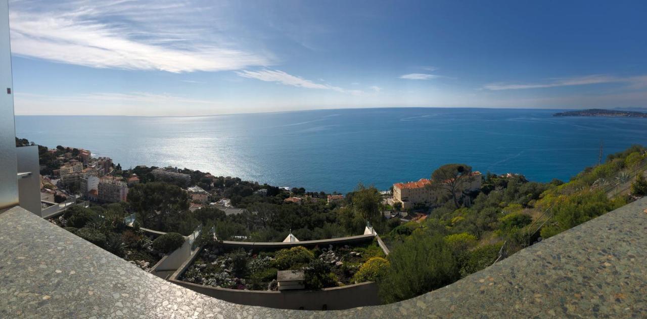 Viangella - Dramatic Sea View! Top Floor 2Km To Monaco Cap-d'Ail Ngoại thất bức ảnh